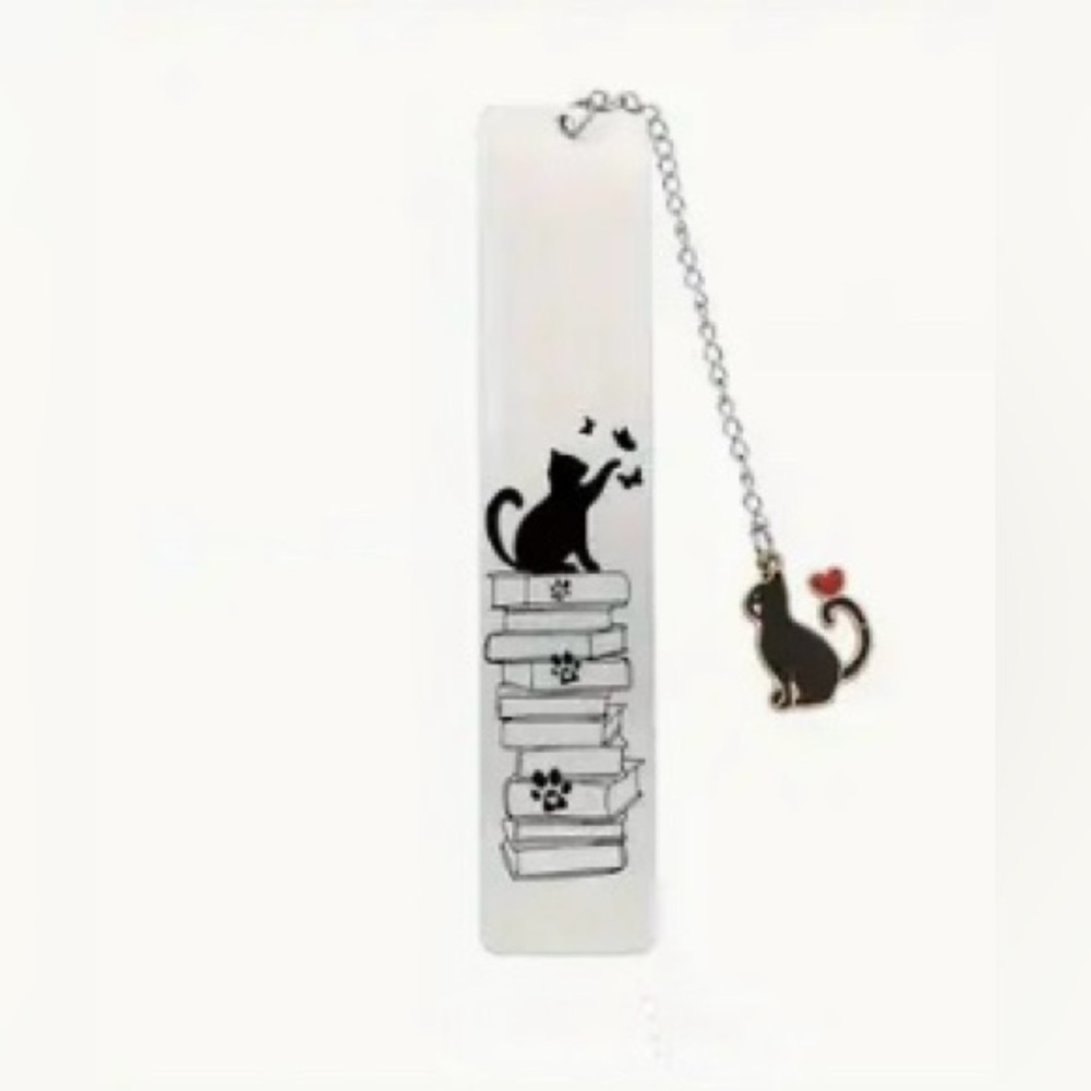 Cat-Themed Bookmark